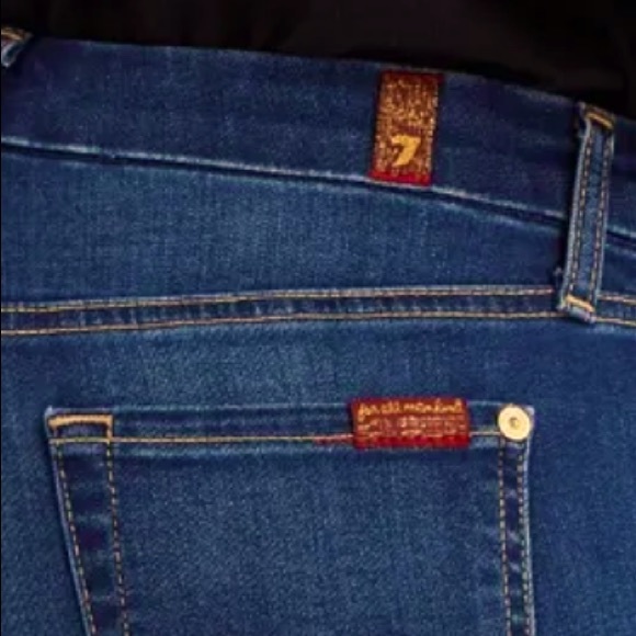 7 For All Mankind Kimmie Straight Leg Size 28 - Picture 4 of 6